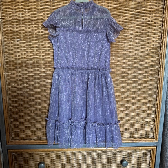 BCBGirls lavender sparkling dress size 8 - Picture 2 of 2